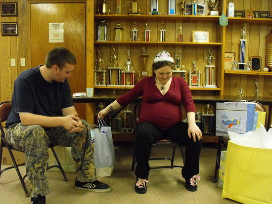 Belly's HUGE!